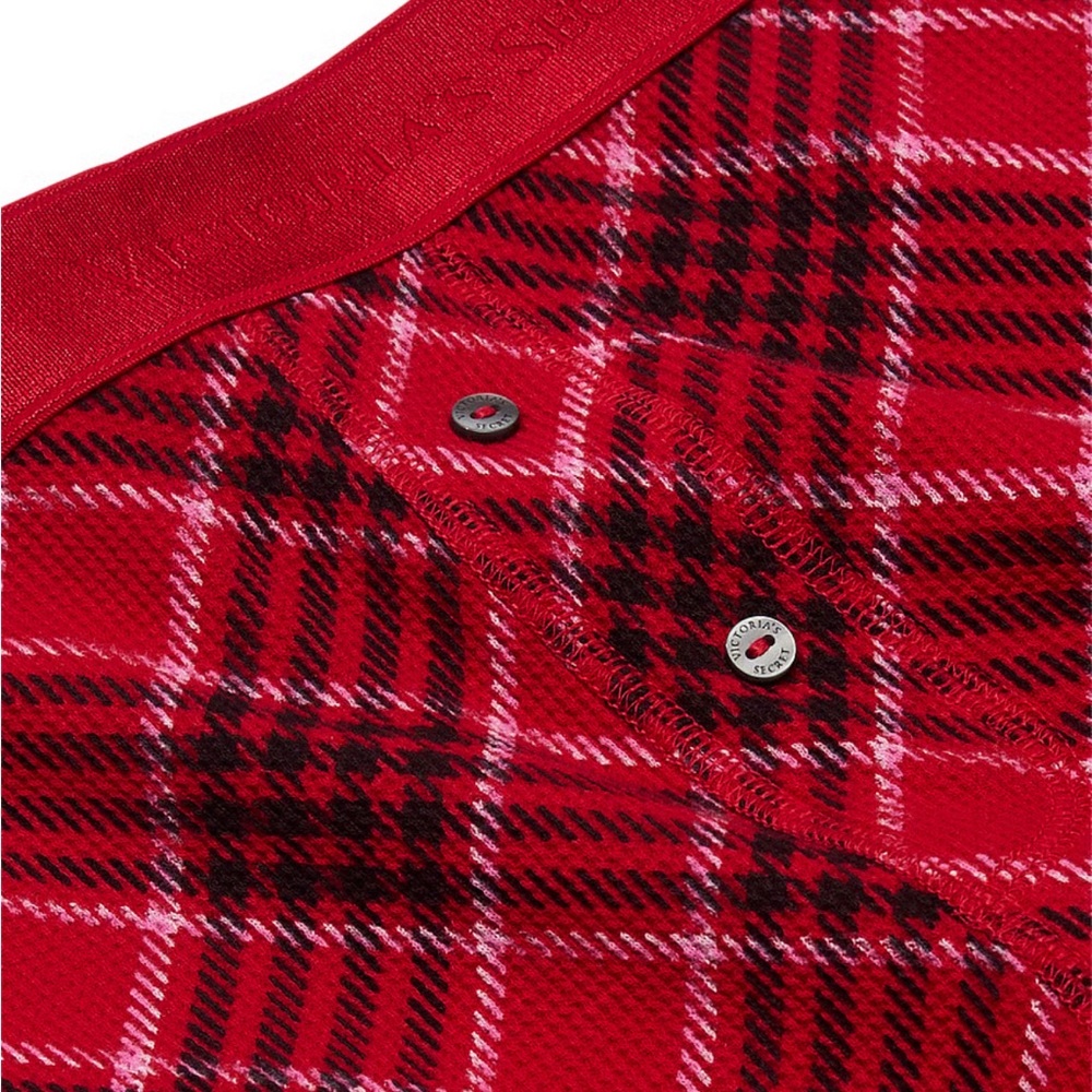 Victoria's Secret Red Plaid Pajama Set - Picture 2 of 5